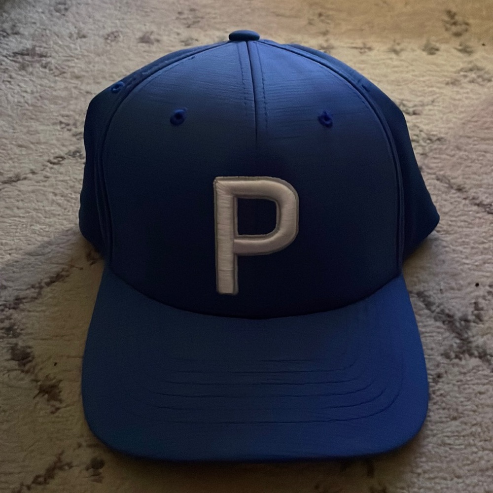 Blue puma hat